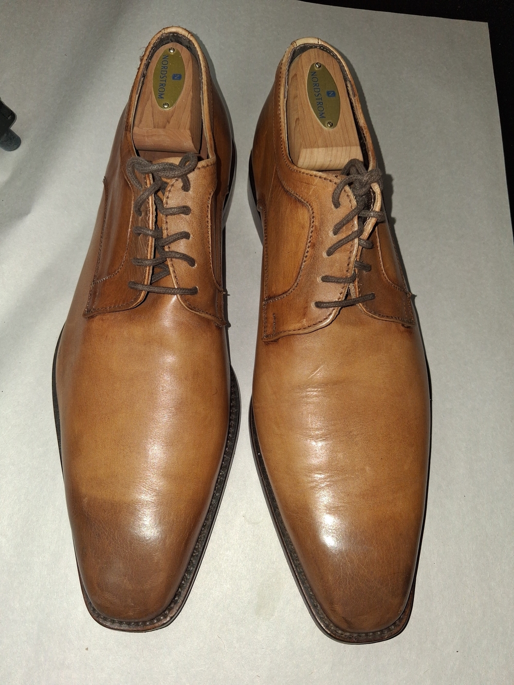 Men's Tan Leather Derby Shoes by Nordstrom
